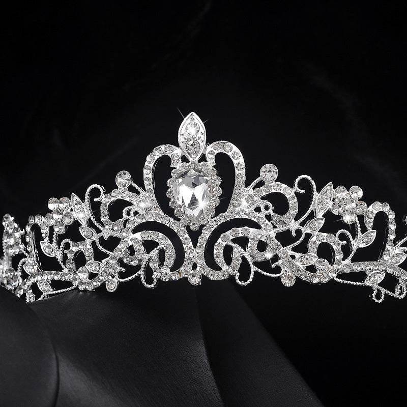 Buy Center Elegant Bride Necklace & Earrings Set - Three Piece Jewelry - Buy Center