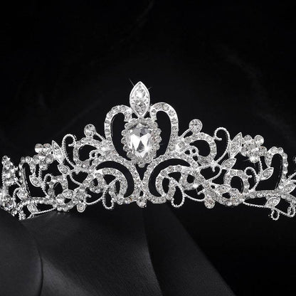 Buy Center Elegant Bride Necklace & Earrings Set - Three Piece Jewelry - Buy Center