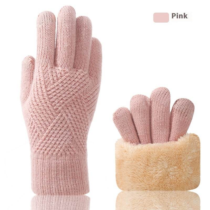 Women's Thermal Touch Screen Gloves - Double Layer, Windproof, Fleece-lined - Buy Center