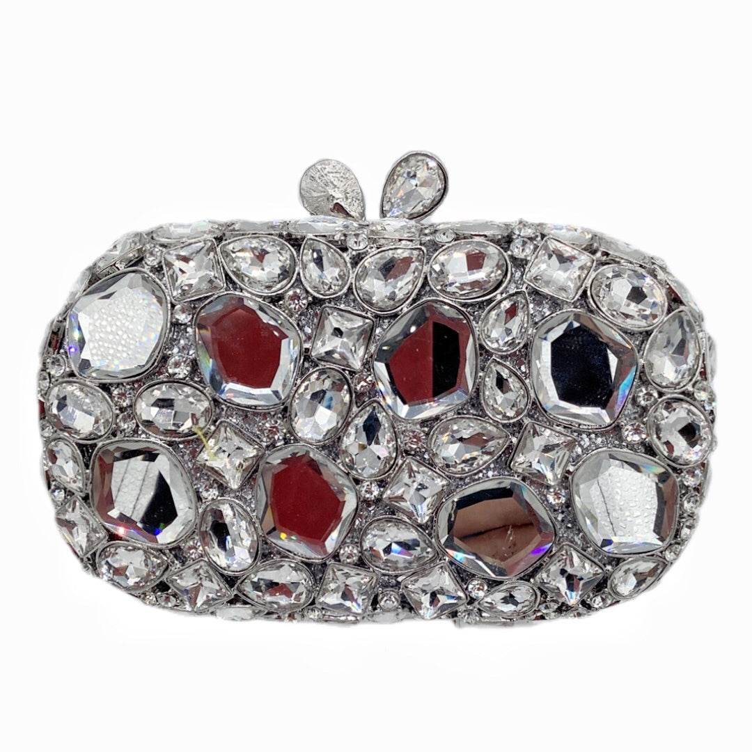 Elegant Hand-held Diamond Evening Bag - Custom Colors & Stylish Design - Buy Center