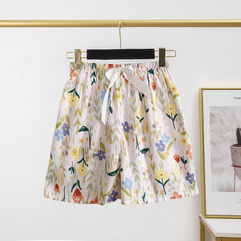 Casual Women's Cotton Silk Pajama Shorts - Lightweight and Breathable Summer Style - Buy Center