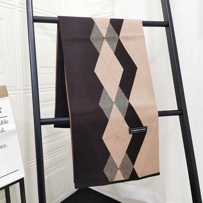 Premium Stylish Knitted Scarf for Men - Trendy Winter Fashion 2025 - Buy Center