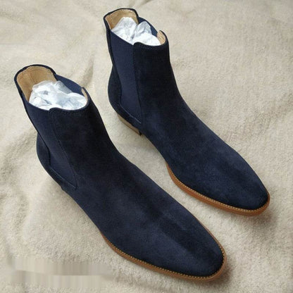 Men's Buckskin Martin Boots - Stylish All-Match Design for Winter 2025 - Buy Center