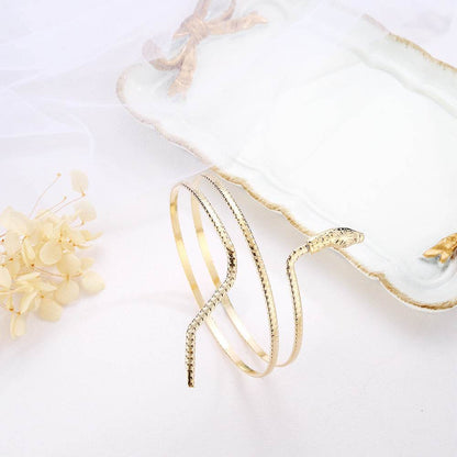 Buycenter Double-layer Snake Armband Bracelet - Trendy Body Jewelry - Buy Center