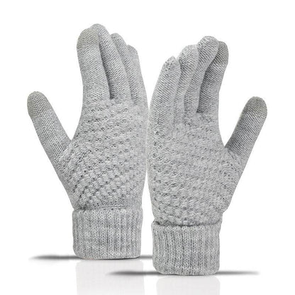 Women's Fleece-Lined Cycling Gloves - Windproof & Touch Screen Friendly - Buy Center