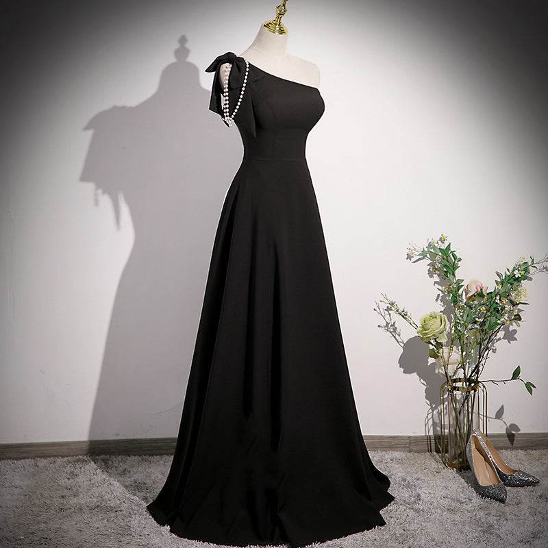 Buycenter Black Sleeveless Evening Dress - Elegant Long Skirt for Parties - Buy Center