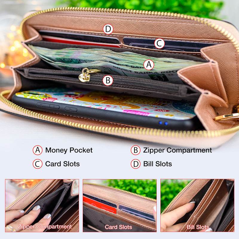 Luxury Coin Purse with Card Slots - Stylish Women's Clutch Wallet 2025 - Buy Center