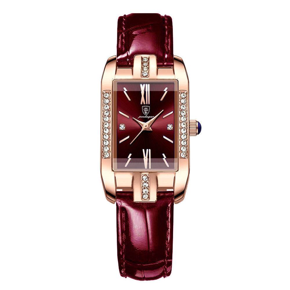 Waterproof Ultra-Thin Quartz Watch for Women - Stylish Rose Gold Design - Buy Center
