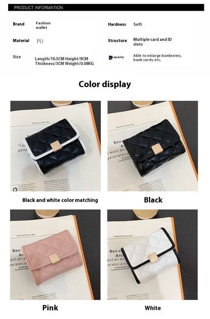 Trendy PU Leather Coin Purse - Stylish Short Wallet for Women 2025 - Buy Center