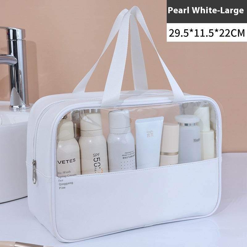 Large Capacity Transparent Cosmetic Bag - Waterproof & Stylish Organizer - Buy Center