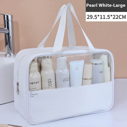 Large Capacity Transparent Cosmetic Bag - Waterproof & Stylish Organizer - Buy Center