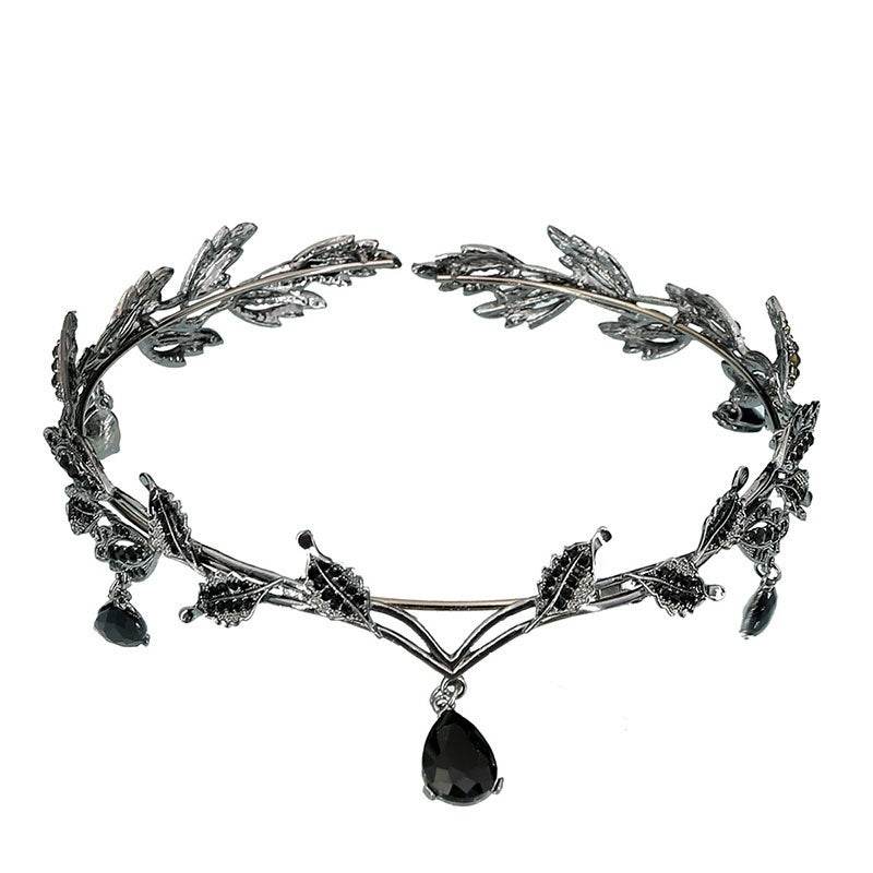Elegant Rhinestone Hair Accessories - Forehead Crown for Weddings & Events - Buy Center
