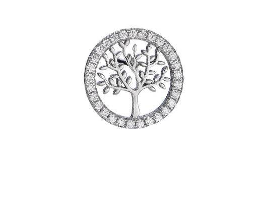 Elegant 925 Silver Tree Zircon Earrings - Stylish & Durable Jewelry for Women - Buy Center