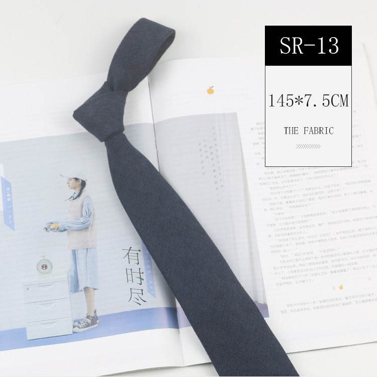 Korean Style Unisex Suede Bow Tie - Trendy Casual Accessory 2025 - Buy Center