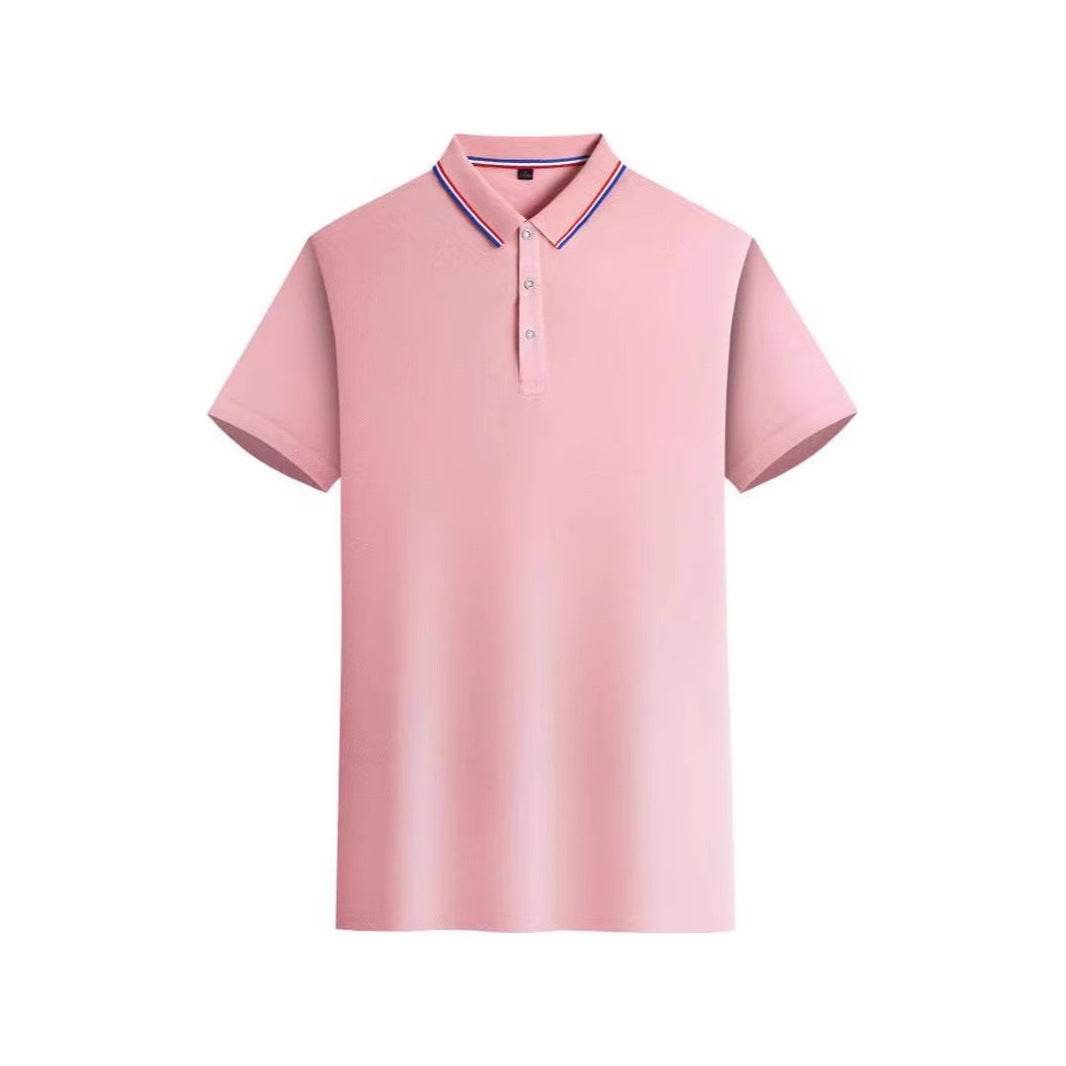 Short-Sleeved Business Polo Shirt - Asymmetric Fit in Multiple Colors - Buy Center