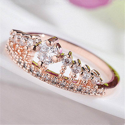 Micro Set Crown Ring - Stunning K-Gold Design for Men & Women - Buy Center