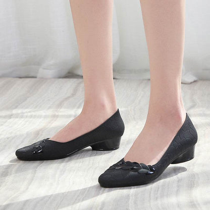 Stylish Women's Low Cut Mid Heel Sandals - Comfortable & Versatile All-Day Wear - Buy Center