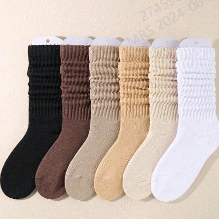 Pile Style Maillard Women’s Socks - Trendy High Cylinder Comfort - Buy Center