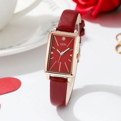 Retro Square Plate Women's Watch - Trendy Bracelet in 5 Stylish Colors - Buy Center