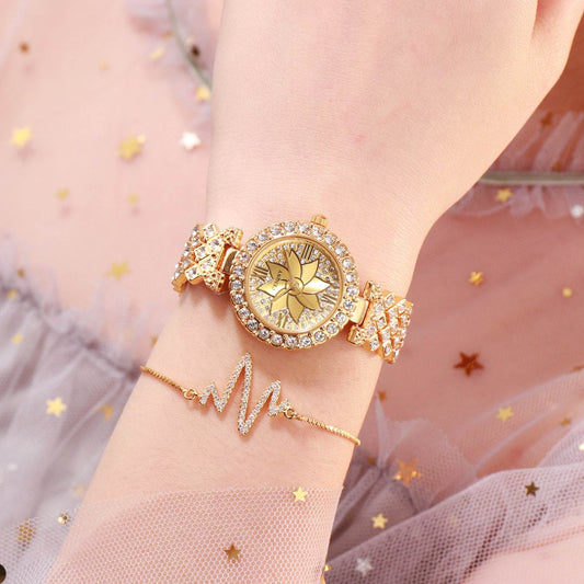 Xiaoxiangfeng Diamond Quartz Watch for Women - Elegant & Waterproof Design - Buy Center