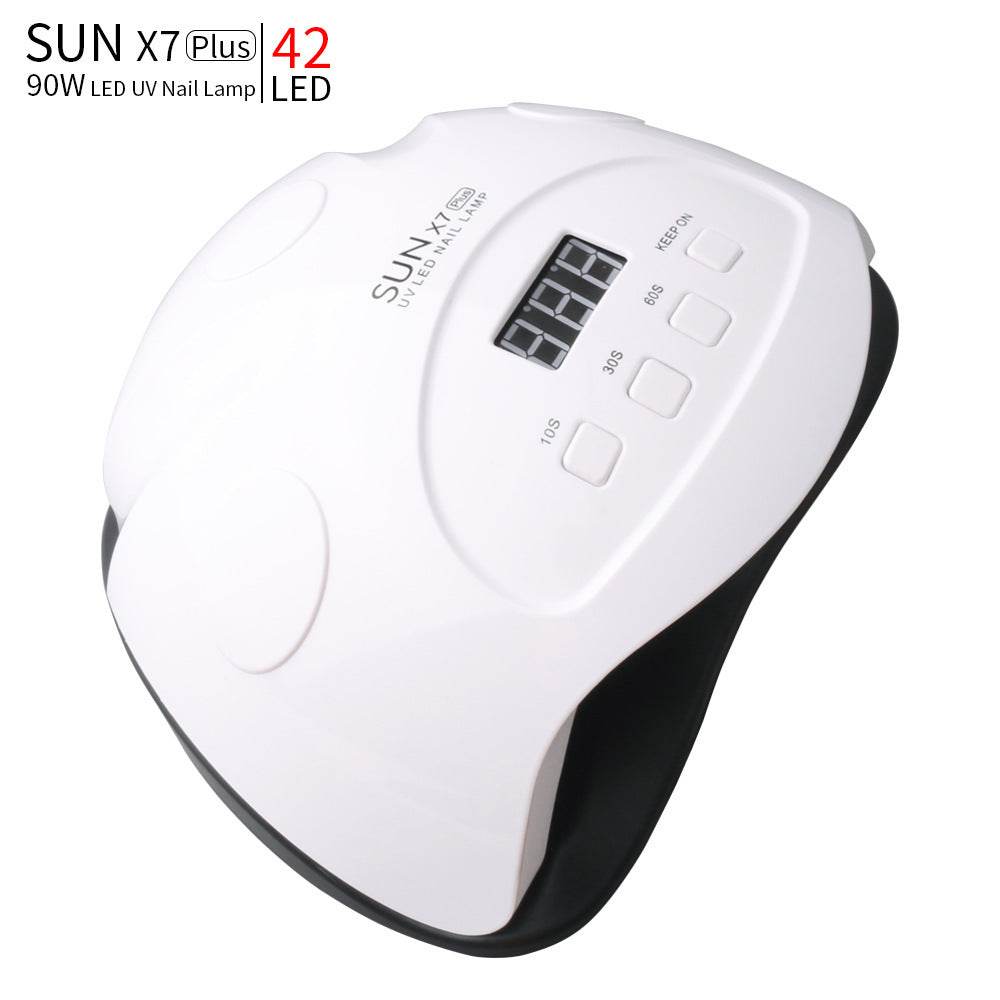 90W Nail Phototherapy Lamp - UV LED Nail Dryer with Multi-Timing - Buy Center