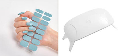 Waterproof Letter Color Nail Stickers - Long Lasting Stylish Designs - Buy Center