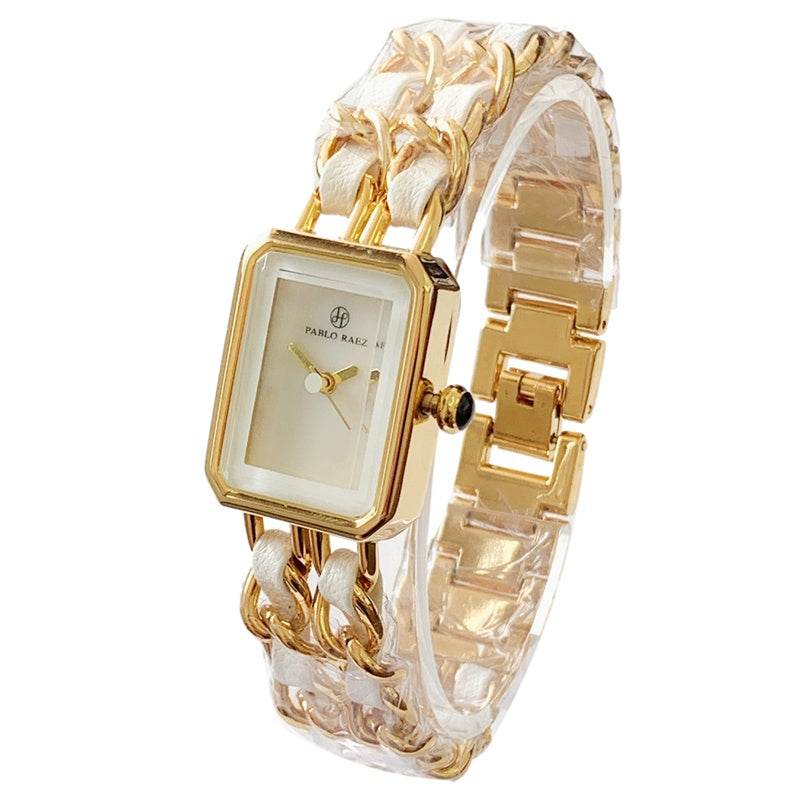 Buy Center Women's Square Dial Watch - Elegant Stainless Steel Design - Buy Center