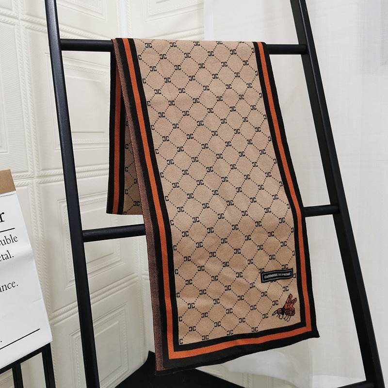 Premium Stylish Knitted Scarf for Men - Trendy Winter Fashion 2025 - Buy Center