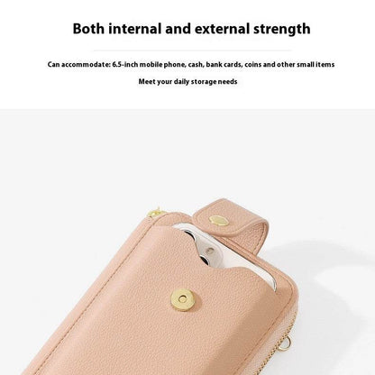 Korean Style Large Capacity Mobile Phone Bag - Fashionable PU Wallet for Women - Buy Center