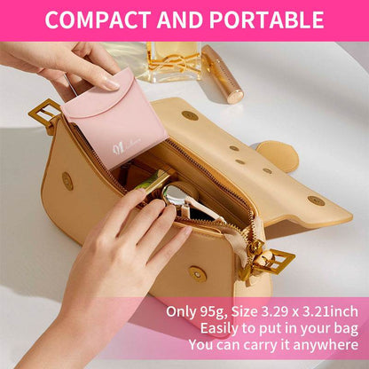 PU Bifold Mirror Powder - Essential Face Skin Care Tool for Glam - Buy Center