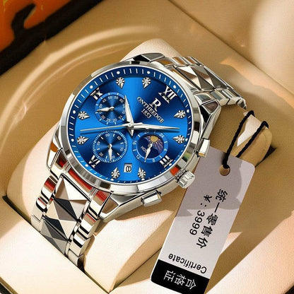 Elegant Waterproof Tungsten Steel Quartz Business Watch - 2025 Style - Buy Center