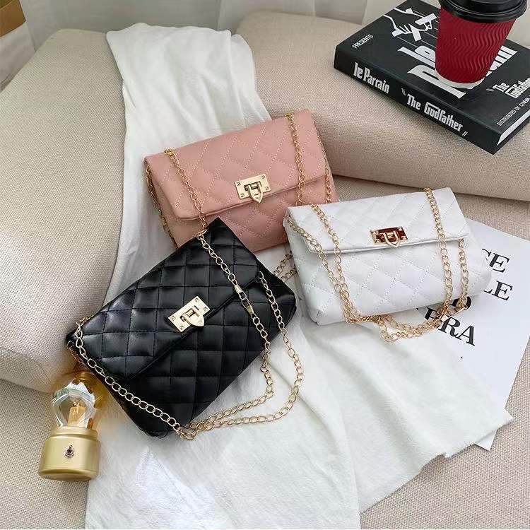 All-Match Diamond Chain Shoulder Bag - Stylish Crossbody for Modern Women - Buy Center