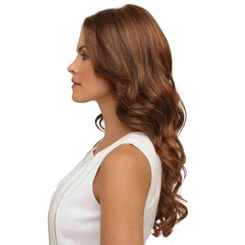 Stylish Mid-Point Bangs Wigs - European & American Fashion for 2025 - Buy Center