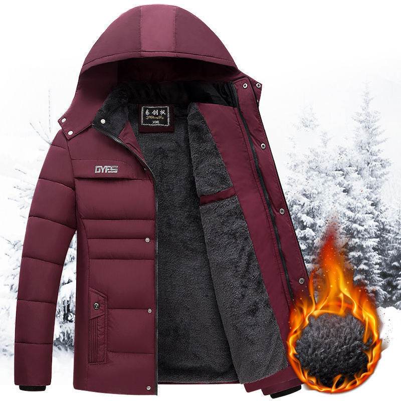 Buycenter Men's Winter Coat - Trendy Cotton Padded Jacket for Comfort - Buy Center