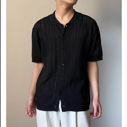 Buycenter Retro Short-Sleeved Sweater - Slim Fit for Men & Women - Buy Center