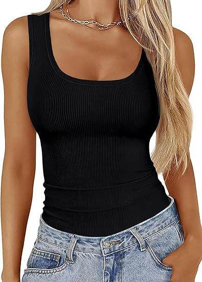Buycenter Women's Slim-Fit Vest - Stylish Pullover Top in Various Colors - Buy Center