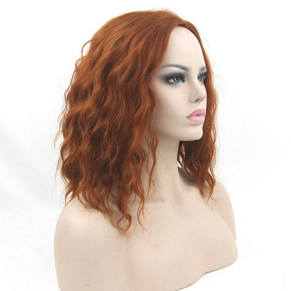 Black Short Curly Hair Cap - Premium High Temperature Silk Cosplay Wig - Buy Center