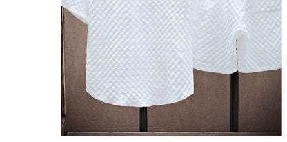 Buycenter Men's Casual Short-Sleeved Summer Suit - Loose Fit, Geometric Style - Buy Center