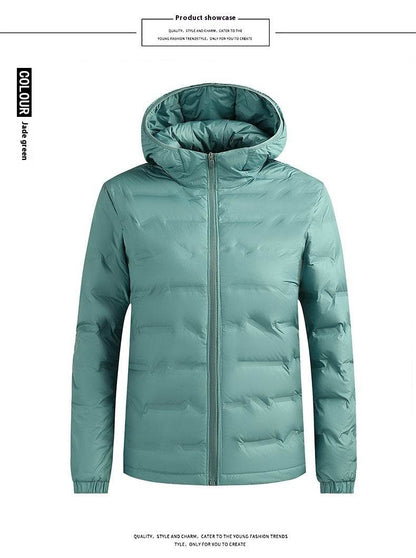 Couple Hooded Down Jacket - Stylish Warmth & Heat Preservation 2025 - Buy Center