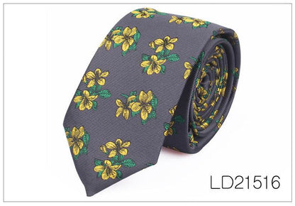 Men's Casual Fashion Tie - Flower Graffiti 6cm Bow Tie for Trendy Looks - Buy Center