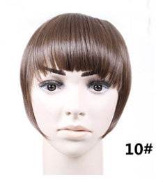 Stylish Synthetic Hair Bangs - Easy Apply Blunt Cut Hairpiece Accessory - Buy Center