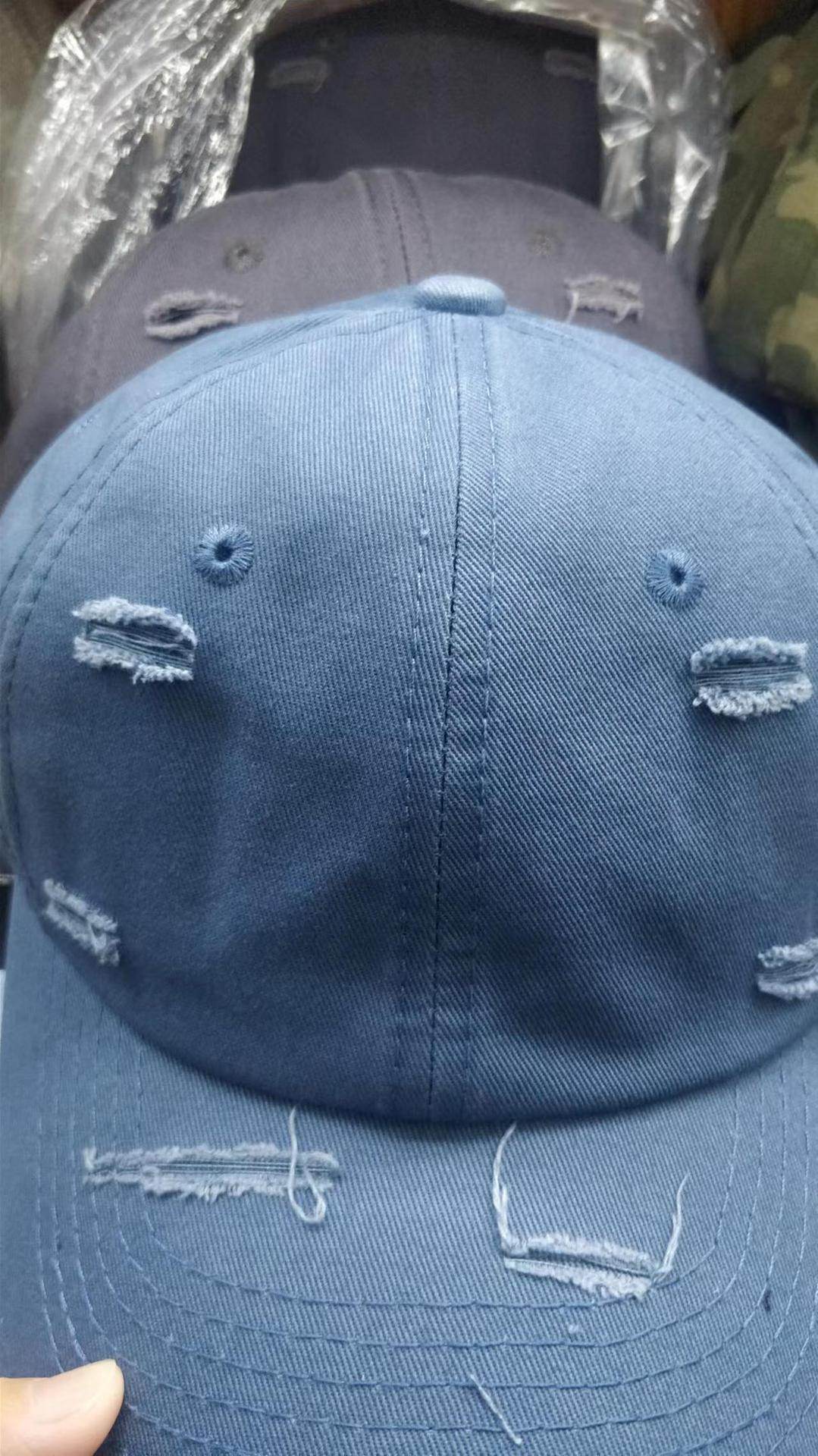 Buycenter Men's Ripped Baseball Cap - Vintage Hip Hop Style, Multiple Colors - Buy Center