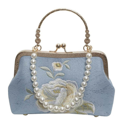 Buycenter Embroidered Han Chinese Crossbody Bag - Stylish Shell Shape - Buy Center