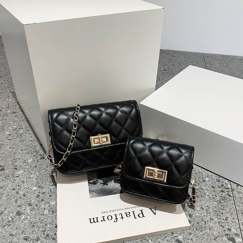 Buycenter Women's Casual Diamond Chain Messenger Bag - Stylish Evening Accessory - Buy Center