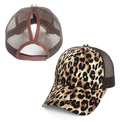 Buycenter Leopard Print Baseball Hat - Fashionable Sun Protection Cap - Buy Center