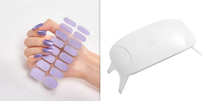 Waterproof Letter Color Nail Stickers - Long Lasting Stylish Designs - Buy Center