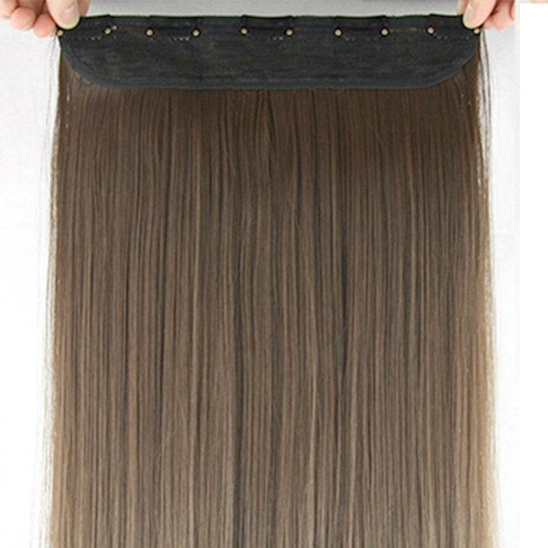 One-Piece Clip-In Hair Wig - 60cm Natural Look, Easy Clip Application - Buy Center