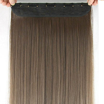One-Piece Clip-In Hair Wig - 60cm Natural Look, Easy Clip Application - Buy Center