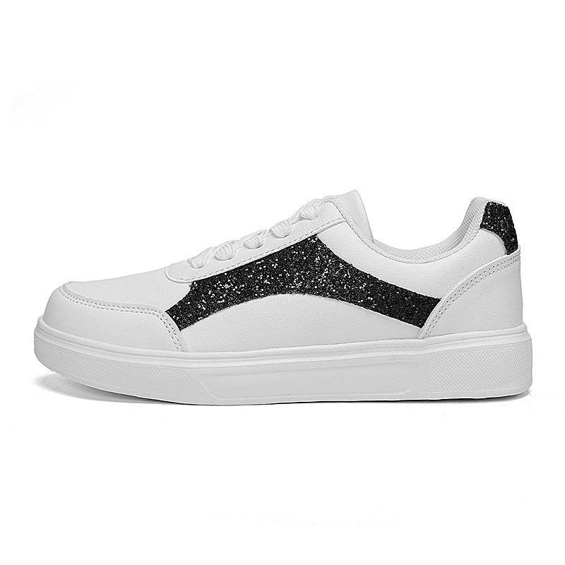 Stylish White Casual Vulcanize Shoes - Comfortable Lace-Up Sneakers - Buy Center