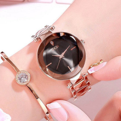 Stylish Women's Fashion Watch - Elegant Alloy Steel Strap 2025 Edition - Buy Center